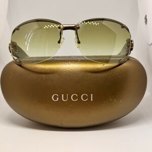 Gucci Brown Gradient Sunglasses with Original Case and Dust Cloth 2820 F/S